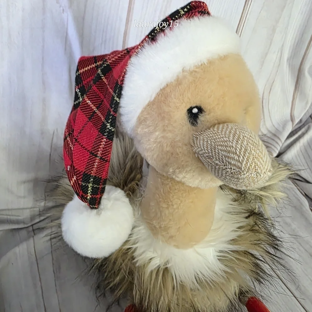 Pier 1 Savanna Ostrich Christmas Holiday Plush Shelf Sitter 20 Inch 2019